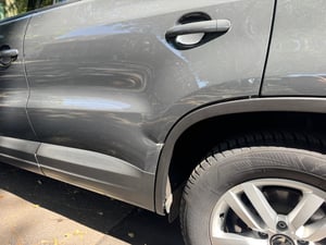 VW Tiguan 07-16, cache-garde-boue arrière gauche Photo du client 1