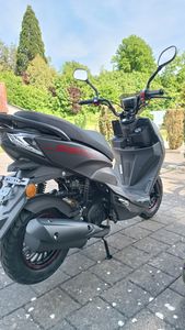 Motorroller »Speedstar FI« 50 ccm 45 km/h EURO 5 mattschwarz Kunden-Foto 3