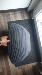 Pflanzschale rund Anthrazit Grau Ø 40cm Blumenschale Dekoschale Grabschale Kunden-Foto 2