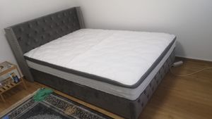 Materac Adormii, 160x200 cm, materac sprężynowy 7-strefowy, wysokość 25 cm, materac kieszeniowy, materace z pianką komfortową, wysokiej jakości materac kieszeniowy, twardość H3 Zdjęcie produktu od klienta nr 7