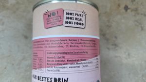 Dogs’n Tiger Adult Katzenfutter, Allerliebst, Nassfutter, Getreidefrei, Rind, Hühnerleber & Kürbis, 12x200g Kunden-Foto 1