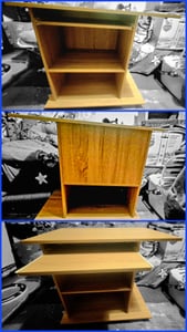 vidaXL Bureau gris béton 80x50x75 cm Bois composite Photo du client 1