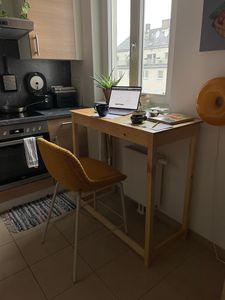 vidaXL Stolik barowy 100x50x110 cm lite drewno sosnowe Zdjęcie produktu od klienta nr 1