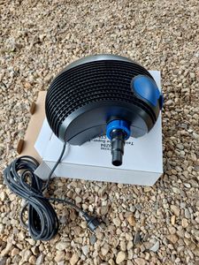 SunSun CTF-10000 SuperECO Teichpumpe 10.000 l/h / 80 W, energiesparende Filterpumpe, Bachlaufpumpe für Koiteiche, Umwälzpumpe, Gartenteichpumpe Kunden-Foto 2