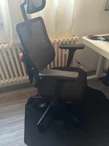 Newtral MagicH-BP Ergonomischer Stuhl mit Fußstütze des Home Office Desk Chair mit Auto-Following Lendenwirbelstütze+AbnehmbareWorkstation Desktop Kunden-Foto 1