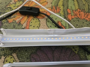 4x T5 LED Pflanzenlampe Vollspektrum Pflanzenlicht Erweiterbar Grow Lampe für Zimmerpflanzen Kunden-Foto 2