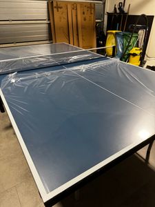 Sponeta S 3-47 i Indoor-Tischtennisplatte, 19mm, blau, mit Netz; 202.7410/L Kunden-Foto 1
