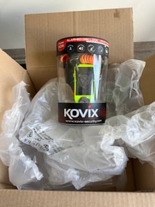 Kovix Kd6 6 mm allarme bloccaggio disco freno Verde Foto del cliente 2