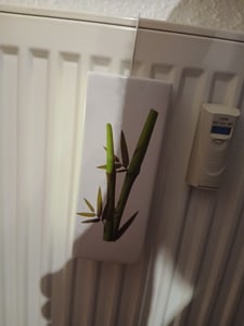 Home Styling Collection Luftbefeuchter Wasserbehälter Wasserverdunster für Heizkörper mit BLÄTTERN 1 Stück Kunden-Foto 3