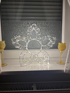 LED-Deko Blume "Shine" 960 LEDs 38cm Blume Lampe Leuchte Dekoration Kunden-Foto 2