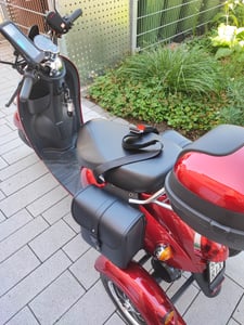 AUDEW 2x Motorrad Satteltasche Seiten Gepäcktasche Werkzeugtasche Universal Wasserfest Kunden-Foto 2