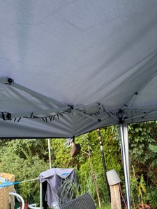 LZQ 3x3m składana altana składana altana z 4 ścianami bocznymi, namiot ogrodowy altana ogrodowa, wodoodporny, ochrona UV, namiot imprezowy, w tym torba ， ciemnoszary Zdjęcie produktu od klienta nr 4