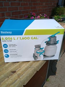 Sistema di filtraggio a sabbia Bestway® Flowclear™ 3.028 l/h, 85 W Foto del cliente 3