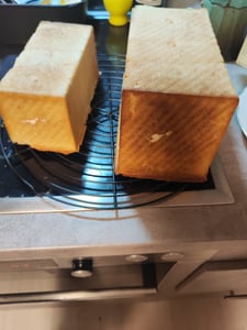 Toastbrotbackform Set, 4-teilig Antihaft-Brot Toastform mit Deckel, Brotbackform für Toast Kuchen (Roségold) Kunden-Foto 1