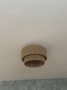 TecTake Lignea Lux, 1 žárovek, E27, Hnědá Fotografie od zákazníka č. 1