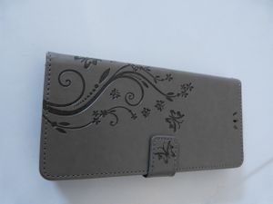 Handy Tasche für Samsung Galaxy S5 Schutz Hülle Handyhülle mit Blumenmuster Klapp Hülle mit Standfunktion und Kartenfächer Farbe: Blau Kunden-Foto 6