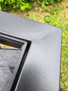 Gartenbank Venera Metall Sitzbank Schwarz für Terrasse und überdachten Außenbereich Kunden-Foto 3