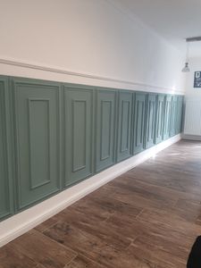 3D-Wandpaneele Kaschmir | Dekorative Deckenpaneele aus Polystyrol | 100 x 50 cm | 16 Stück | Moderner geometrischer Stil Kunden-Foto 3