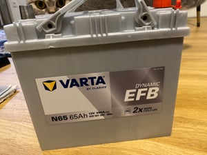 Batterie voiture Varta Blue Dynamic EFB 65Ah, 12V, 650A, N65 Photo du client 2