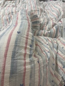 Bettdecke 140x200 cm - Winterbettdecke - Schafwolle - Ecru - 500g/m² - Mikrofaser Kunden-Foto 1