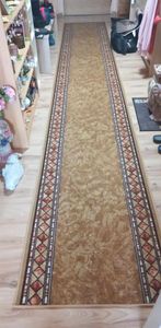 Teppich-Läufer auf Maß gekettelt Rügen beige Breite: 67 cm, Länge: 150 cm Kunden-Foto 1