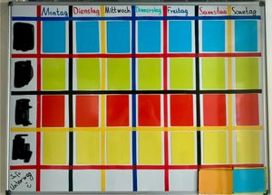 2DOBOARD Beschreibbare magnete - 15 x 10 cm Mix - für Kanban Board oder Scrum Tafel - 25 Stück - Scrum Karten für Whiteboard - Magnete zum beschriften - Magnetic notes - Kanban karten (Mix 5 Farben) Kunden-Foto 1