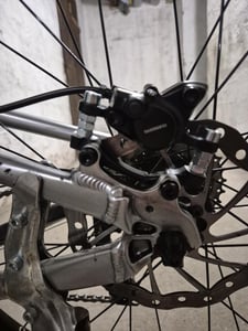 Shimano BR-MT520 Deore remklauw met 4 zuigers, set remblokken Klantenfoto 1