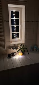 Badewanne Abdeckung mit Weißer Holzmaserung, Faltbare Badewanne Brett für Badezimmer Kunden-Foto 2
