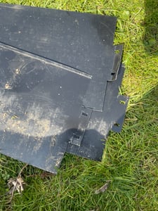 XMTECH 30 m kovové pozinkované ohraničenie záhonov ohraničenie záhonov okraj na kosenie palisáda 30 kusov 100 x 18 cm (dĺžka x výška) okraj trávnika, mreža Fotografia od zákazníka č. 5