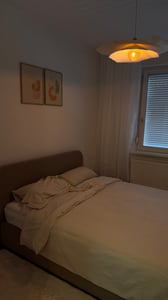 MOTIVENA Mono Polsterbett 120x200 mit Bettkasten, Holz Lattenrost, Bett 120x200 Beige Samt (Amor 04) Kunden-Foto 1