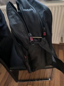 Arbeitstasche Umhängetasche Messenger Flugbegleiter  Herrentasche Laptop  XXXL Kunden-Foto 2