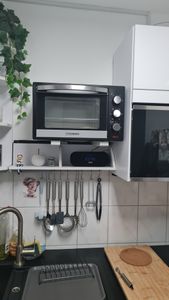 Steinborg Minibackofen | 10 Liter | Ober- / Unterhitze | 60 Minuten Timer | stufenlose Temperatur-Einstellung | Krümmelschublade | 1000 Watt Kunden-Foto 2