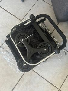 eluno Einkaufstrolley OKEL, Treppensteiger inkl. Kühlfach, faltbar, schwarz Kunden-Foto 1