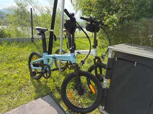 Rower elektryczny DECE OASIS Air 20S, rower składany, 250W 36V, 18,5Kg, 20", Smart APP, niebieski Zdjęcie produktu od klienta nr 1