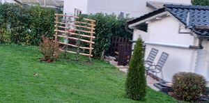 BOOGARDI Rankhilfe Holz in 33 Größen · Höhe 180cm Breite 200cm · Natürliche Garten Rankgitter Kletterhilfe Spalier freistehend Kletterpflanzen Kunden-Foto 2