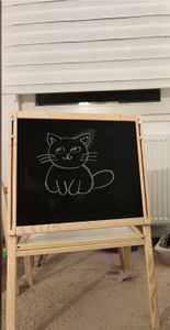 Hellviolette Kreidetafel zum Aufhängen Kunden-Foto 1