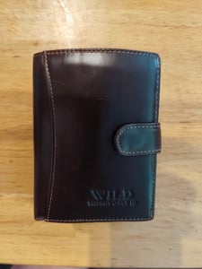 RFID echt Leder Portemonnaie Geldbörse Geldbeutel Herren Querformat Braun (5503) Kunden-Foto 1