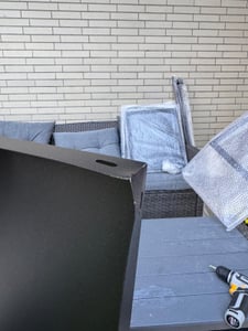 BBQ Collection Terrassenofen mit Schornstein Gartenkamin mit Funkenschutz - Feuerstelle für Garten oder Terrasse - Kohlenstoffstahl Kunden-Foto 1