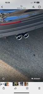 2 Auspuffblenden für VW Edelstahl Poliert Endrohrblenden Auspuff Endrohr Blenden Chrom Golf 6 VI Golf 7 VII Tiguan II AD1 ab 2016 Kunden-Foto 1