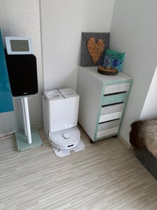 Roborock QV 35A Staubsauger Roboter 8.000pa(Upgrade von Qrevo/Qrevo Plus),Anti-Verfilzungs-Seitenbürste, PreciSense LiDAR, All-in-One Dock, Weiß Kunden-Foto 3