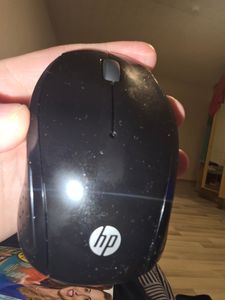 HP Wireless-Maus 220, Beidhändig, RF Wireless, 1600 DPI, Schwarz Kunden-Foto 2