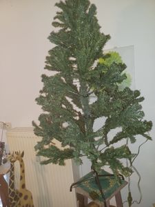COSTWAY Albero di Natale artificiale a LED da 180 cm con 1000 punte in PVC, 350 LED, 11 modalità di illuminazione, 5 cambi di colore e supporto in metallo Albero di Natale verde Foto del cliente 5
