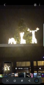 LEADZM 2-teiliges Weihnachtsbeleuchtung Rentier mit Schlitten & 135 warmweißen Lichtern, Weihnachten Deko für Außen und Innen Kunden-Foto 1