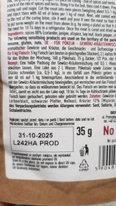 Mieszanka ziół do peklowania mięs 36g na 10 kg Zdjęcie produktu od klienta nr 1