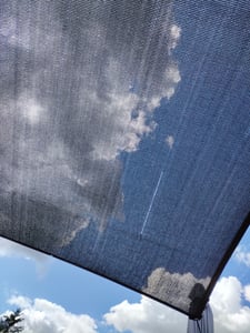 3 x 4 m Sonnensegel, 90 % Sonnenschutz, mit Ösen, UV-beständig, UV-beständig, Schattenstoff für Pergola, Terrasse, Pflanzen, Gewächshaus, Garten, Terrasse, Hühnerstall Kunden-Foto 1