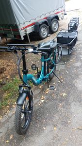 HillMiles E Bike, E-Bike Klapprad mit 36V 13Ah Akku bis zu 80-100km, 20 *3.0 Zoll, 7-Gang SHIMANO, 250W Motor & 25km/h MilePort 1 Kunden-Foto 21