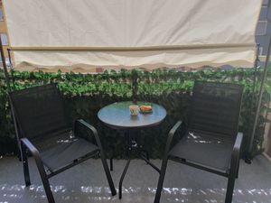 Balkonmöbel-Set - Tisch + 2 Stühle Kunden-Foto 10