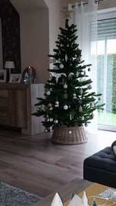 Hoogwaardige kunstkerstboom, Spaanse dennensoort, 220 cm Klantenfoto 5