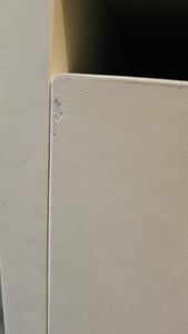 Mondeer Bücherschrank Vielschichtiges Aufbewahrungsregal Sechs Fächer mit 3 Türen Standregal Braun Kunden-Foto 10