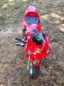 Verkleidung Set komplett Schwarz Pocket Bike HMParts Kunden-Foto 1